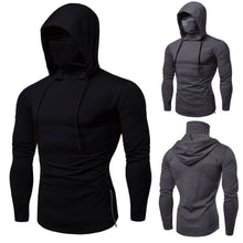 Load image into Gallery viewer, New Men Fitness Large Mask Tracksuit Running Sport Hoodie Gym Joggers Cycling Outdoor Workout Training Shirts Long Sleeve Hoodies With Mask Sweatshirt