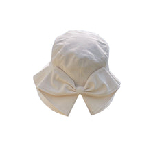 Load image into Gallery viewer, Sun Hat Big Black White Pink Khaki Bow Summer Hats For Women Foldable Straw Beach Panama Hat Visor Bow Tie Beach Hat Bucket Cap
