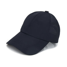 Load image into Gallery viewer, 2024 New Women Ponytail Baseball Caps Criss Cross Messy Bun Snapback Hat Ponycap Trucker Hats Adjustable Outdoor Sports