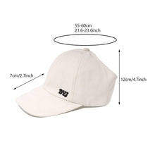 Load image into Gallery viewer, Summer Half Empty Top Hat Women Cotton Adjustable Visor UV Protection Solid Color Sports Caps Sunscreen Hiking Cap