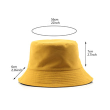 Load image into Gallery viewer, Summer New Cotton TwoSided Fisherman Hats Solid Color Bucket Hat Unisex Cap Sun Hats Outdoor Hat Panama Hat Sun Cap