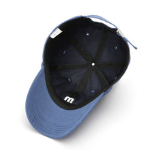 Load image into Gallery viewer, Adjustable Hat M letter Embroidery Peaked Cap Casual Outdoor Plain Baseball Unisex Cap Baseball Basic Cap Solid Color Cotton Sunhat