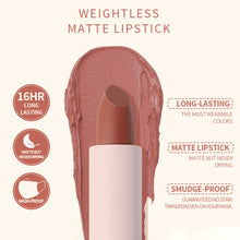 Load image into Gallery viewer, Weightless Matte Lipstick Liptint Waterproof Matte Hydrating Lip Gloss Non-stick Cup Long Lasting Lips Makeup 6 Colors