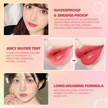 Load image into Gallery viewer, 5 Colors Hydrating Lip Tint Liquid Moisturizing Lip Glaze Long-lasting Moisturizing Glossy Lip Gloss Lip Makeup Cosmetic