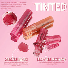 Load image into Gallery viewer, Gleamy Gloss Lip Stain Mirror Surface Finish Long-wearing & non stick cup Liquid Lipstick Lightweight Moisturizing Waterproof Lip Tint Lip Golss