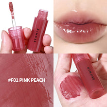 Load image into Gallery viewer, Gleamy Gloss Lip Stain Mirror Surface Finish Long-wearing & non stick cup Liquid Lipstick Lightweight Moisturizing Waterproof Lip Tint Lip Golss