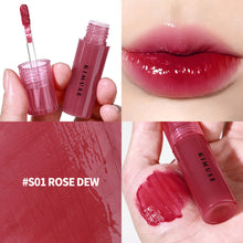 Load image into Gallery viewer, Gleamy Gloss Lip Stain Mirror Surface Finish Long-wearing & non stick cup Liquid Lipstick Lightweight Moisturizing Waterproof Lip Tint Lip Golss