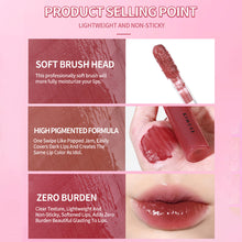 Load image into Gallery viewer, Gleamy Gloss Lip Stain Mirror Surface Finish Long-wearing & non stick cup Liquid Lipstick Lightweight Moisturizing Waterproof Lip Tint Lip Golss