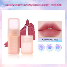Load image into Gallery viewer, Lightweight Matte Cream Mousse Lipstick Liptint Waterproof Matte Hydrating Lip Gloss Non-stick Cup Long Lasting Lips Makeup 9 Colors