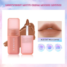 Load image into Gallery viewer, Lightweight Matte Cream Mousse Lipstick Liptint Waterproof Matte Hydrating Lip Gloss Non-stick Cup Long Lasting Lips Makeup 9 Colors