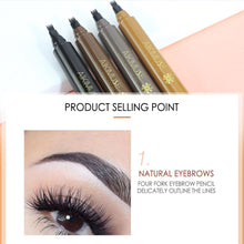 Load image into Gallery viewer, Eyebrow Pencil Four-head bifurcation Four eyebrow pencil Natural Waterproof Long-lasting Anti-smudge Eyebrow Pencil Cosmetics