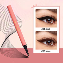Load image into Gallery viewer, Eyeliner Black Brown Evenly Pigmented Long Lasting Slim Eyeliner Liquid Pen Waterproof Natural Makeup Pen Liquid Eyeliner