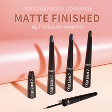 Load image into Gallery viewer, Rose Matte Waterproof Liquid Eyeliner Black Evenly Pigmented Long Lasting Slim Eyeliner Liquid Pen Waterproof Natural Makeup Pen Liquid Eyeliner