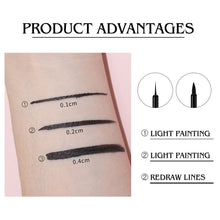 Load image into Gallery viewer, Rose Matte Waterproof Liquid Eyeliner Black Evenly Pigmented Long Lasting Slim Eyeliner Liquid Pen Waterproof Natural Makeup Pen Liquid Eyeliner