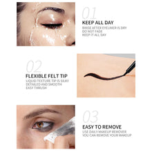 Load image into Gallery viewer, Rose Matte Waterproof Liquid Eyeliner Black Evenly Pigmented Long Lasting Slim Eyeliner Liquid Pen Waterproof Natural Makeup Pen Liquid Eyeliner