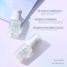 Load image into Gallery viewer, Primer Invisible Pore Soft Focus Makeup Primer Oil-Control Long-lasting Brighten Smooth Foundation Base Makeup Face 24K Gold Elixir Oil Base Primer