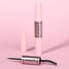 Load image into Gallery viewer, Mascara Eyeliner 2 in 1 Double-Ended Pen Eyeliner Liquid and Mascara Dual-use Non-Smudging Waterproof Sweat-Resistant