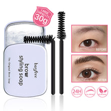 Load image into Gallery viewer, Eyebrow soap Brow Styling Wax Wild Eyebrow Makeup Styling Soap Shaping Gel Wax 3D Long Lasting Waterproof