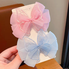 Load image into Gallery viewer, Lovely Gauze Bow Hair Clips Women Beautiful Hair Accessories Girls Hairpins Bow Clip Princess Bowknot Hair Band