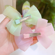Load image into Gallery viewer, Lovely Gauze Bow Hair Clips Women Beautiful Hair Accessories Girls Hairpins Bow Clip Princess Bowknot Hair Band