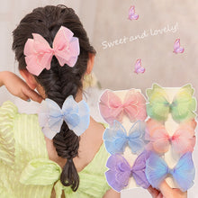 Load image into Gallery viewer, Lovely Gauze Bow Hair Clips Women Beautiful Hair Accessories Girls Hairpins Bow Clip Princess Bowknot Hair Band