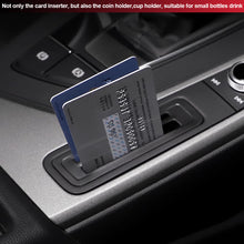 Load image into Gallery viewer, Car Water Cup Holder Cup Limit Card Insert Coin Slot Center Console Panel For Audi A4L A5 Q5L 2017-2022
