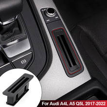 Load image into Gallery viewer, Car Water Cup Holder Cup Limit Card Insert Coin Slot Center Console Panel For Audi A4L A5 Q5L 2017-2022