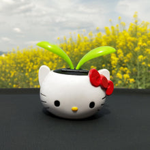 Load image into Gallery viewer, Creative Car Interior Decoration Solar Energy Decoration Shaking Head Grass Leaf Doll Cartoon Gift Decoration