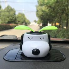 Load image into Gallery viewer, Creative Car Interior Decoration Solar Energy Decoration Shaking Head Grass Leaf Doll Cartoon Gift Decoration
