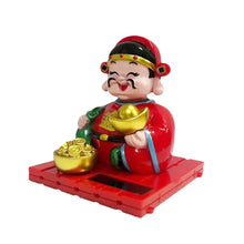 Load image into Gallery viewer, Creative Car Interior Decoration Solar Energy Decoration Shaking Head The God of Wealth Shape Cartoon Gift Decoration