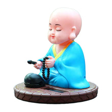 Load image into Gallery viewer, Car Buddhist Small Monk Statues Buddha Figurine Sculpture Handmade Miniatures Room Decoration Crafts Gifts Home Office Decorator