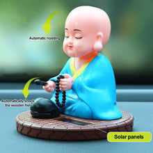 Load image into Gallery viewer, Car Buddhist Small Monk Statues Buddha Figurine Sculpture Handmade Miniatures Room Decoration Crafts Gifts Home Office Decorator