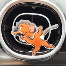 Load image into Gallery viewer, Personalized Car Air Conditioning Outlet Decoration Running Cat and Mouse Can Rotate Legs Fun Accessories