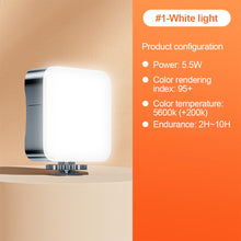 Load image into Gallery viewer, Mobile SLR Camera Beauty Light Portable RGB Atmosphere Light Desktop Live Light With Clip Tripod Hot Boot Connector