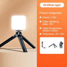 Load image into Gallery viewer, Mobile SLR Camera Beauty Light Portable RGB Atmosphere Light Desktop Live Light With Clip Tripod Hot Boot Connector