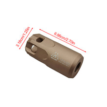 Load image into Gallery viewer, 1PC SLR/VG6/SF/ Birdcage/Ghost/Saint/Oppressor Front Tube Fire Cap Toy Gun Tactical Modification Accessories For 14MM Reverse Teeth 19MM Straight Insert