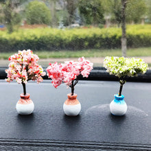 Load image into Gallery viewer, Car Interior Decorations Mini Tree Center Console Car Mounted Green Plant Accessories Simulated Flower Decoration Cute For Girls Gift