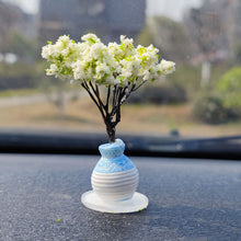 Load image into Gallery viewer, Car Interior Decorations Mini Tree Center Console Car Mounted Green Plant Accessories Simulated Flower Decoration Cute For Girls Gift