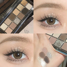Load image into Gallery viewer, 12 Color Eye Shadow Plate Matte Pearl Eyeshadow Girl Beginner Makeup Eyeshadow Tray Makeup Cosmetics