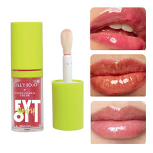 Load image into Gallery viewer, Nude Brown Plumping Lip Gloss Long-lasting Moisturizing Non-stick Cup Water-light Jelly Lip Oil Women Lips Care Makeup Cosmetics