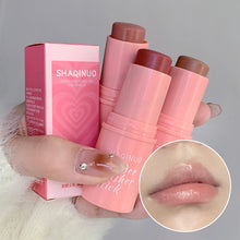 Load image into Gallery viewer, Smoky Rose Blusher Stick Cream Smooth Cheek Tint Monochrome Nude Blush Natural Matte Pink Apricot Face Rouge Contour Makeup