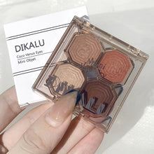 Load image into Gallery viewer, 4 Colors Eye Shadow Plate Cosmetics Pearly Eyeshadow Palettes Eyes Makeup Shiny Glitter Korean Art Eyeshadow Makeup Palettes