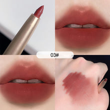 Load image into Gallery viewer, Auto Rotate Lipliner Waterproof Lip Liner Pen Non-stick Cup Matte Lipstick Pen Lip Pencil Velvet Nude Long Lasting Lip Cosmetic