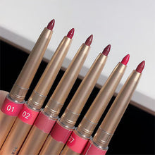 Load image into Gallery viewer, Auto Rotate Lipliner Waterproof Lip Liner Pen Non-stick Cup Matte Lipstick Pen Lip Pencil Velvet Nude Long Lasting Lip Cosmetic