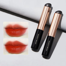 Load image into Gallery viewer, 1Pc Silicone Angled Portable Silicone Round Head Lip Brush Concealer Lipstick Brush with Cover Creative Makeup Brush Makeup Tool