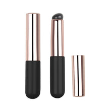 Load image into Gallery viewer, 1Pc Silicone Angled Portable Silicone Round Head Lip Brush Concealer Lipstick Brush with Cover Creative Makeup Brush Makeup Tool