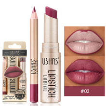 Load image into Gallery viewer, 2 In 1 Lipstick Set Lip Liner Make-up for Women Waterproof Long Lasting Cosmetics Korean Makeup Matte Lipstick