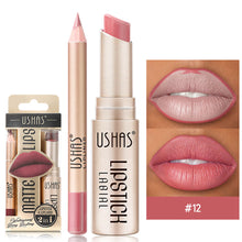 Load image into Gallery viewer, 2 In 1 Lipstick Set Lip Liner Make-up for Women Waterproof Long Lasting Cosmetics Korean Makeup Matte Lipstick
