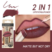 Load image into Gallery viewer, 2 In 1 Lipstick Set Lip Liner Make-up for Women Waterproof Long Lasting Cosmetics Korean Makeup Matte Lipstick