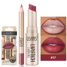 Load image into Gallery viewer, 2 In 1 Lipstick Set Lip Liner Make-up for Women Waterproof Long Lasting Cosmetics Korean Makeup Matte Lipstick